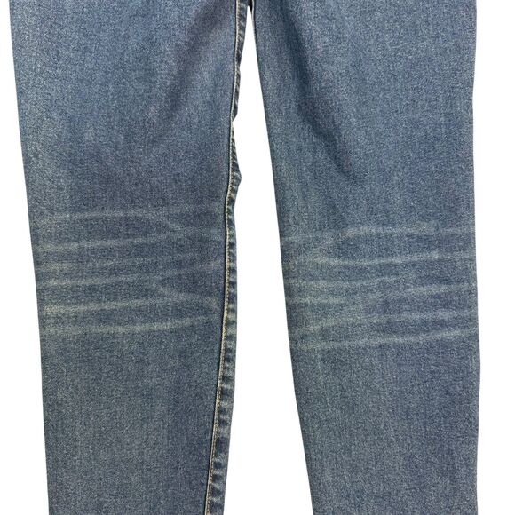Driftwood Gizelle Tapered Leg Cropped Jeans Women Size 27 Exposed Button Front - Picture 5 of 11